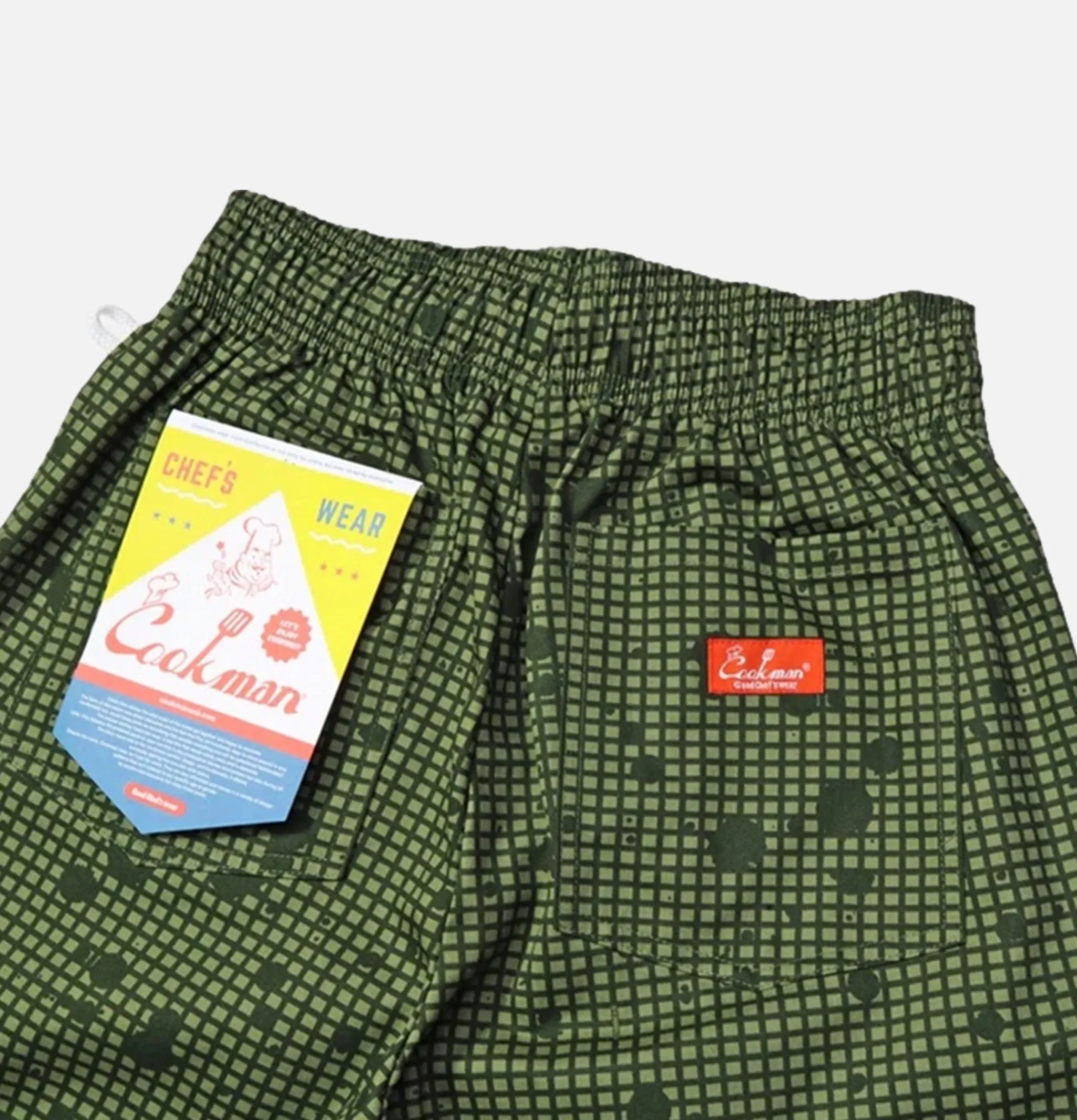 COOKMAN Chef Pant Splash Camo Olive< Work Pants