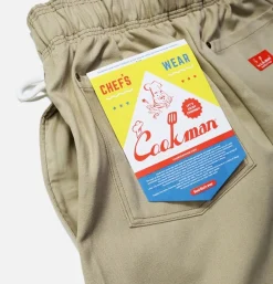 COOKMAN Chef Short Front Pocket Beige< Shorts