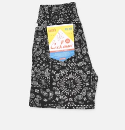 COOKMAN Chef Short Paisley Black< Shorts