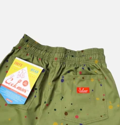 COOKMAN Chef Short Sauce Splash Olive< Shorts
