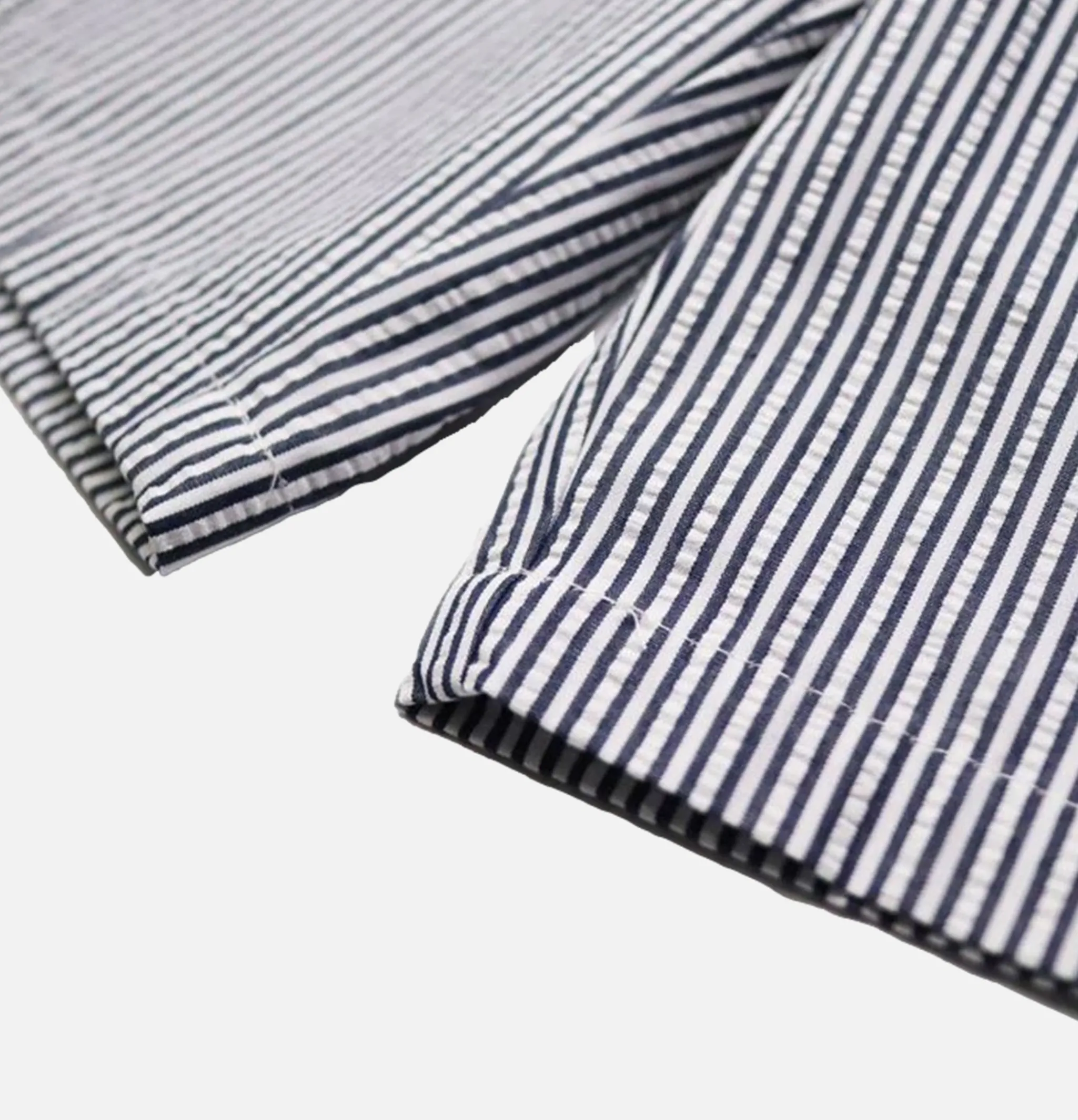 COOKMAN Chef Short Seersucker Navy< Shorts