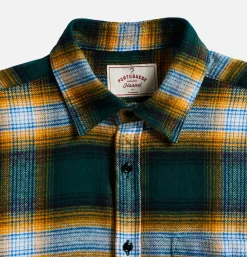 PORTUGUESE FLANNEL Chemise Lousa Green< Chemises