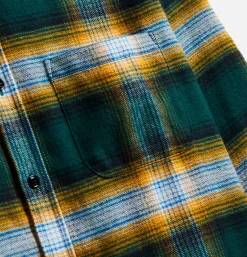 PORTUGUESE FLANNEL Chemise Lousa Green< Chemises