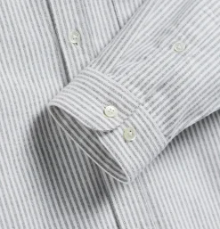PORTUGUESE FLANNEL Chemise Oxford Stripe Green< Chemises