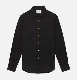 PORTUGUESE FLANNEL Chemise Teca Black< Chemises
