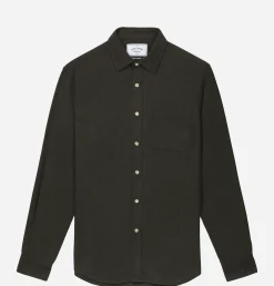 PORTUGUESE FLANNEL Chemise Teca Green< Chemises