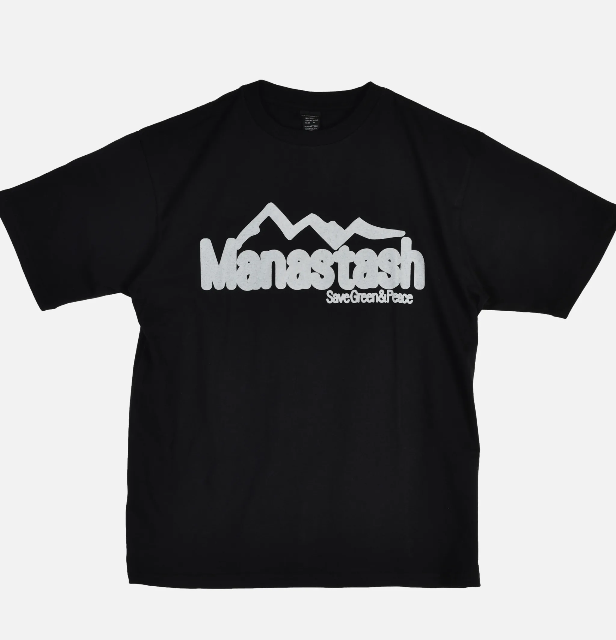 MANASTASH Citee Polepole Black< T-shirts