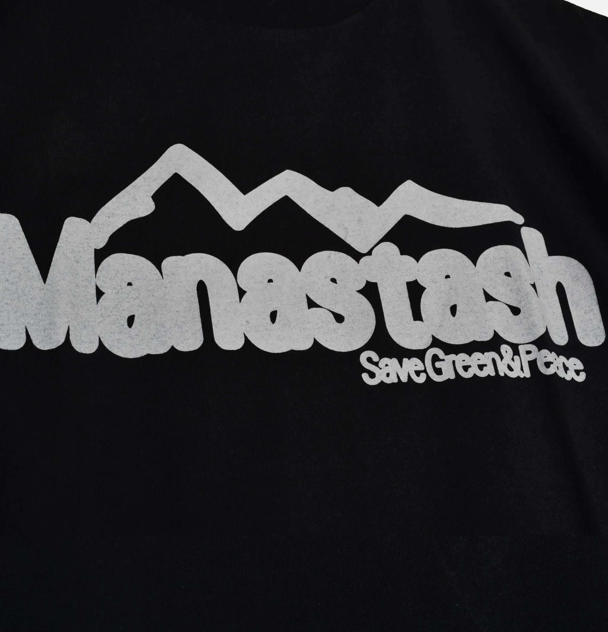 MANASTASH Citee Polepole Black< T-shirts
