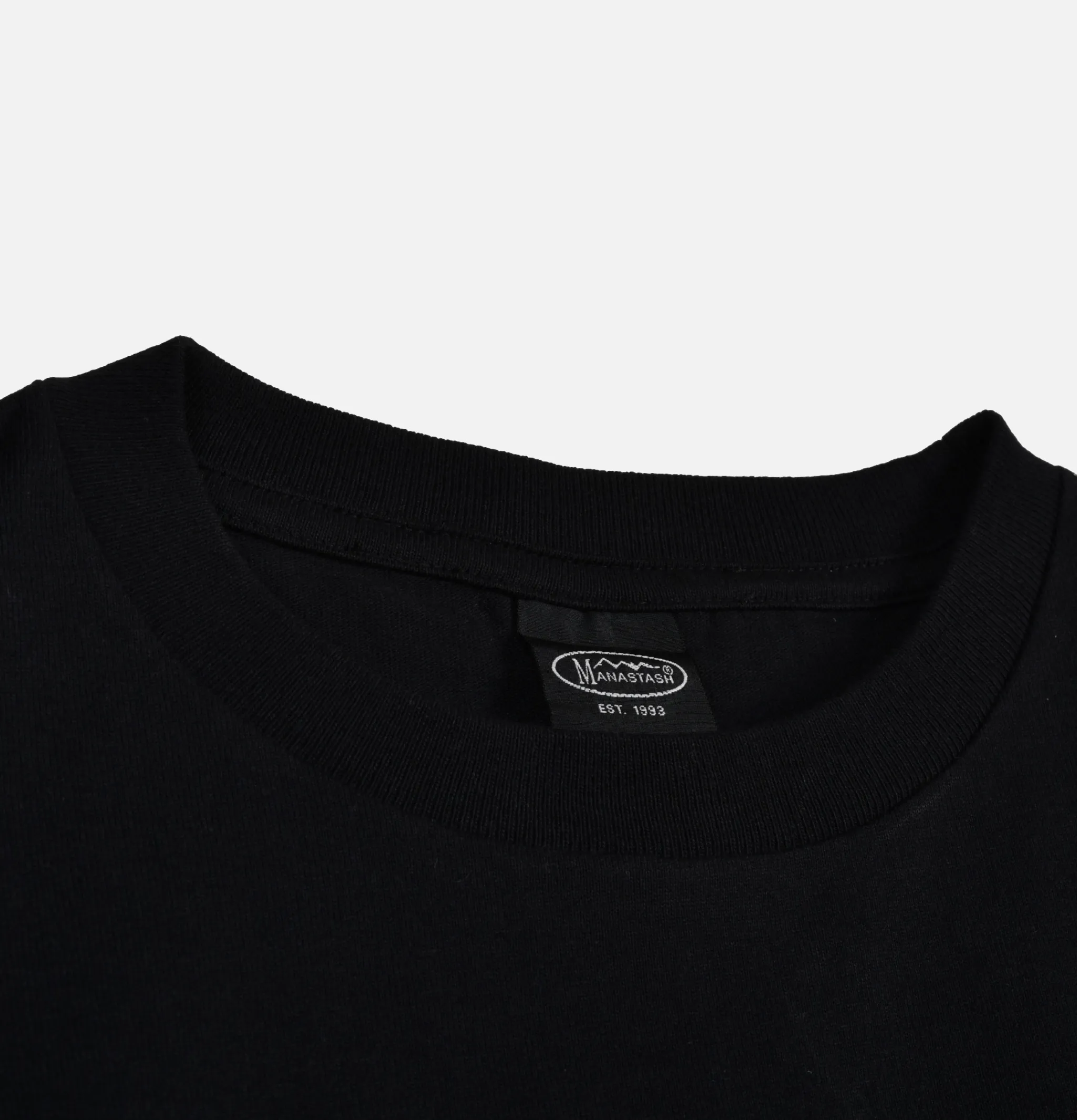 MANASTASH Citee Polepole Black< T-shirts