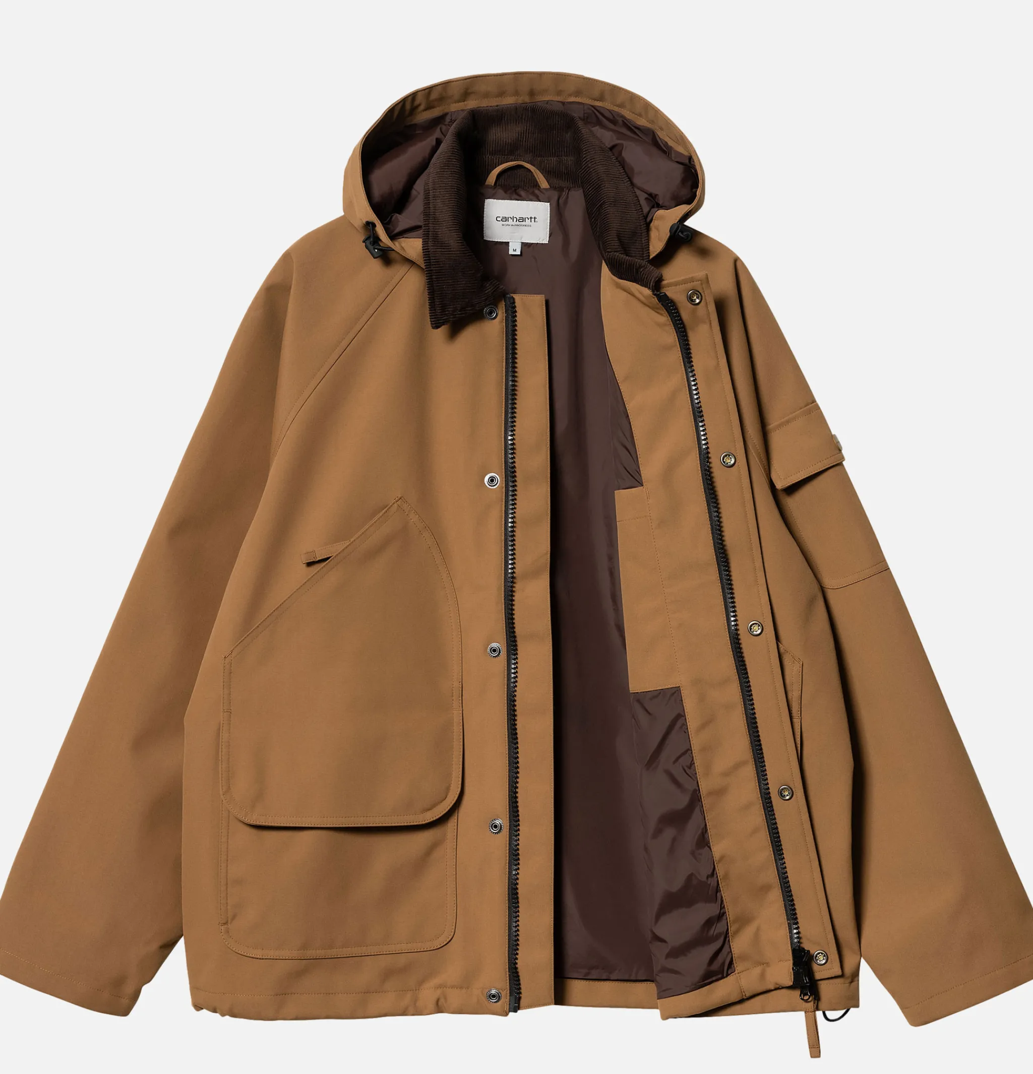 CARHARTT WIP Clarton Jacket Hamilton Brown< Vestes