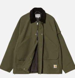 CARHARTT WIP Clarton Jacket Office Green< Vestes