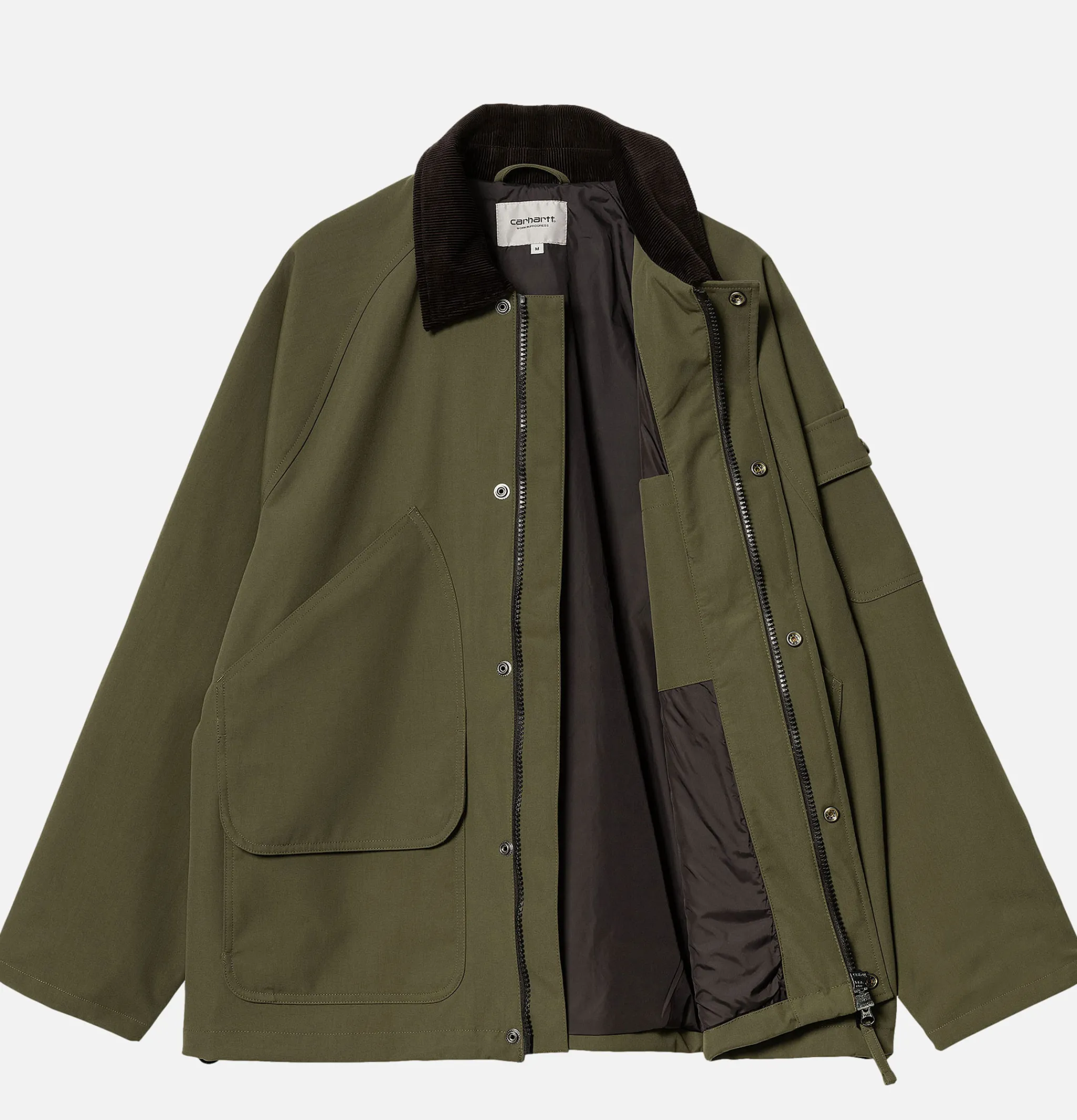 CARHARTT WIP Clarton Jacket Office Green< Vestes