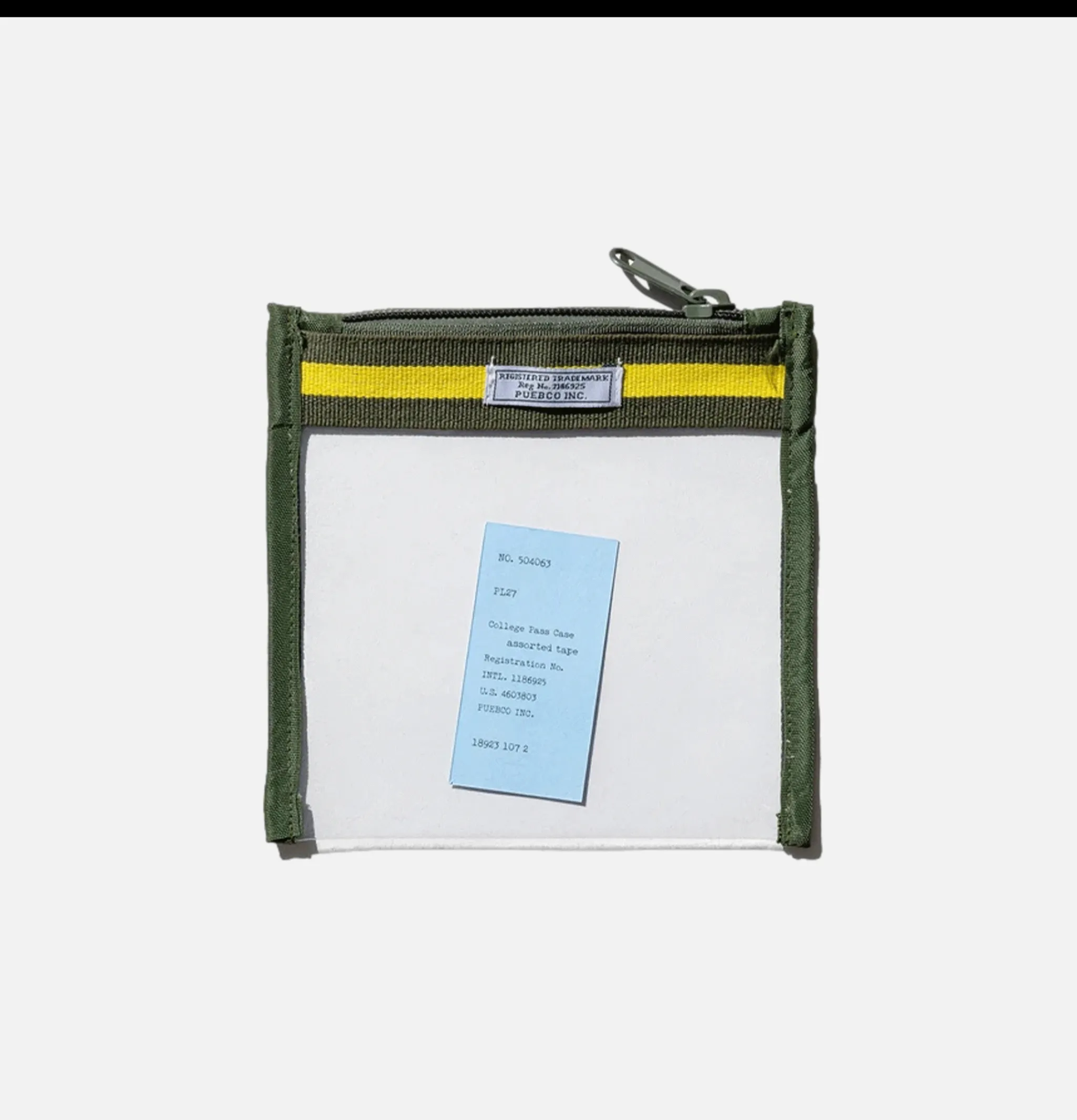 PUEBCO College Pass Sheet Green< Petite Maroquinerie