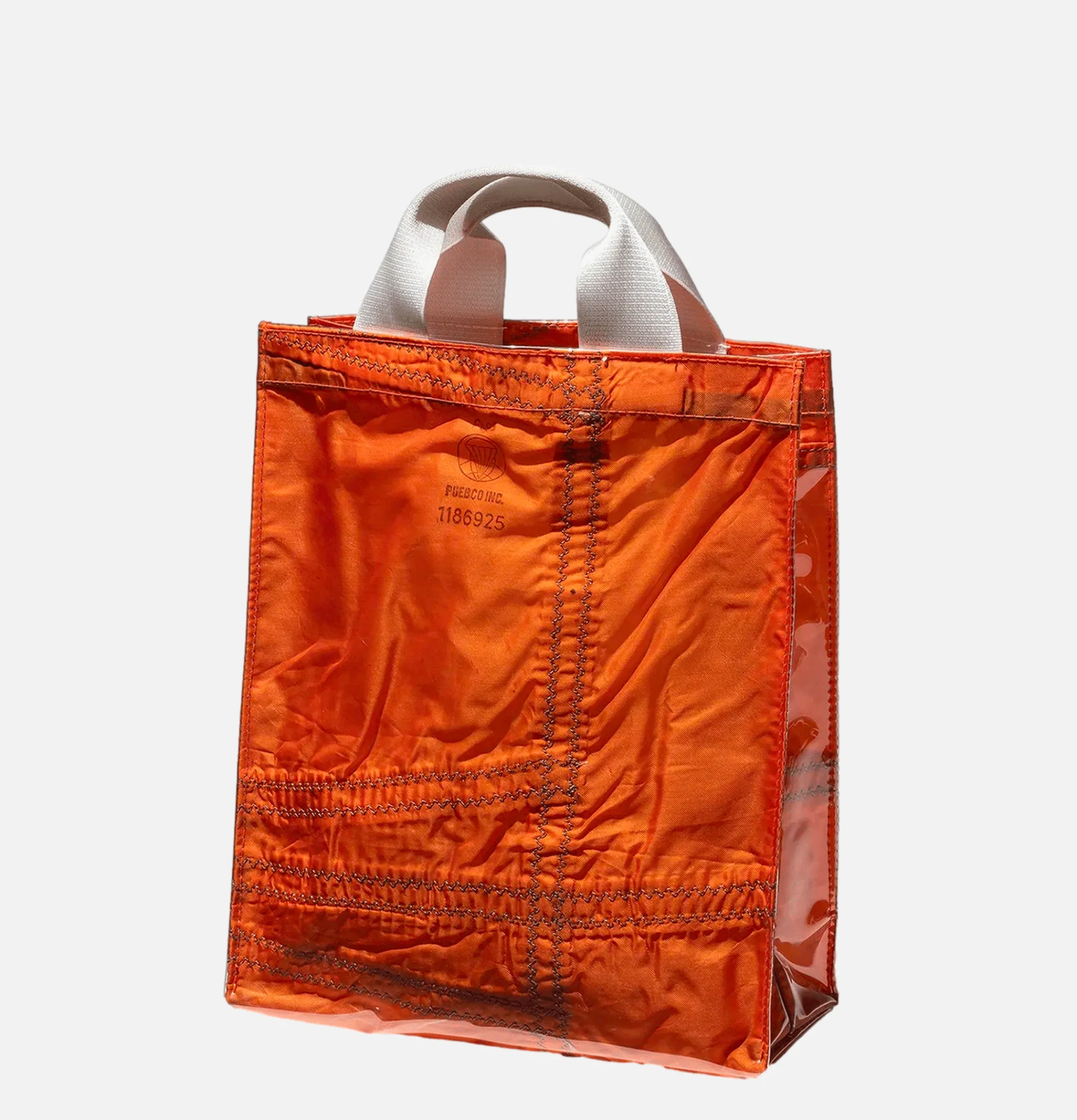 PUEBCO Covered Parachute Document Bag Orange< Tote-bags