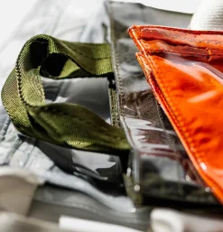 PUEBCO Covered Parachute Document Bag Orange< Tote-bags
