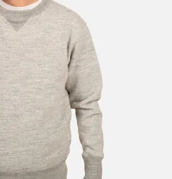 JACKMAN Crewneck Sweater Heather Grey< Sweats & Polaires