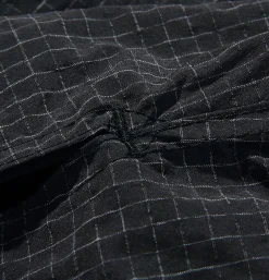 STANDARD TYPES Cropped Work Jacket Check Noir< Vestes