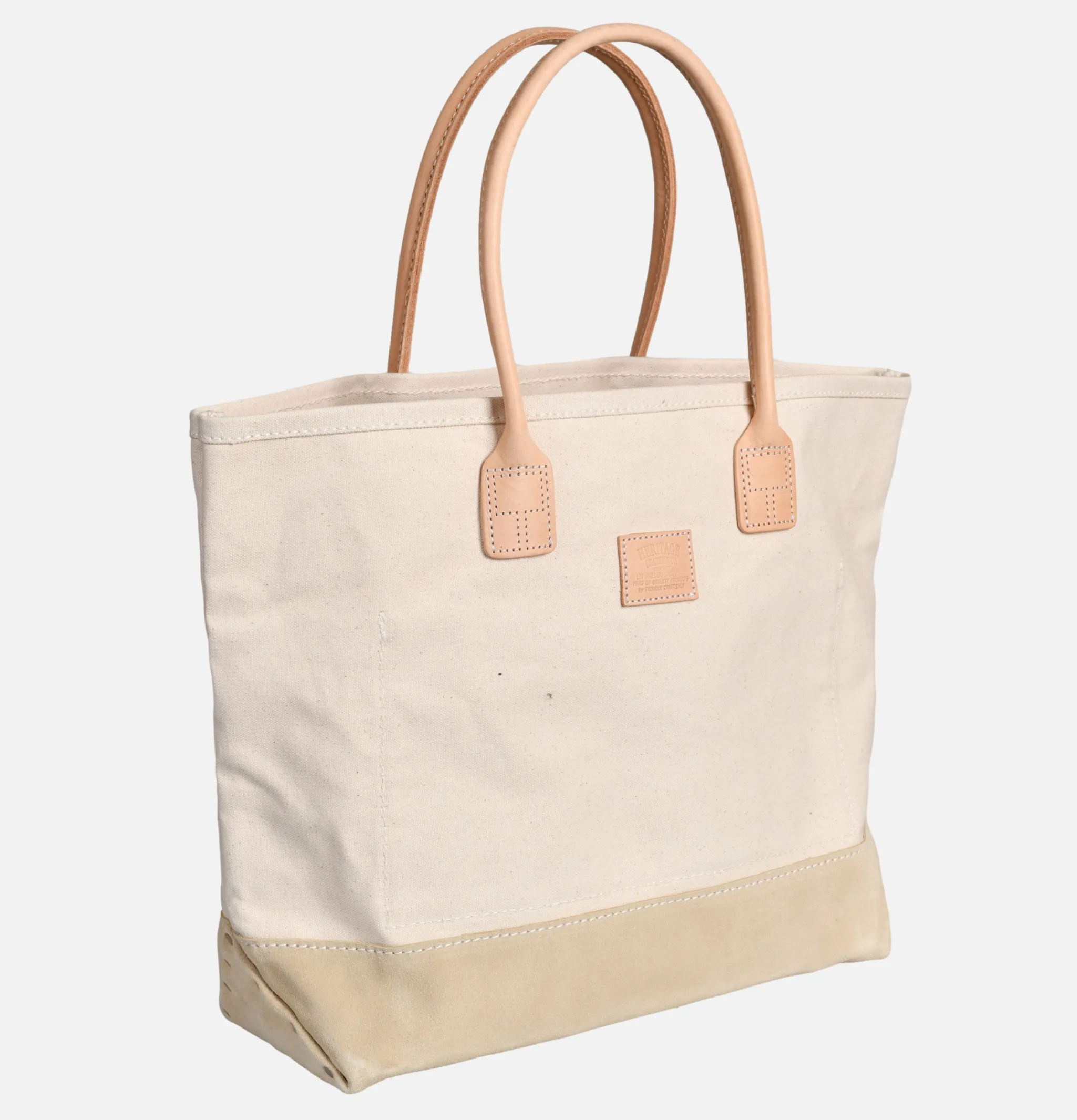 HERITAGE LEATHER COMPANY Daytote With Vintage Patches< Tote-bags