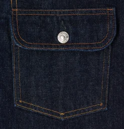 EDWIN Denim Jacket 14oz Kurabo Red< Vestes