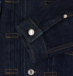 EDWIN Denim Jacket 14oz Kurabo Red< Vestes