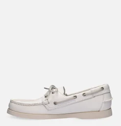 SEBAGO Docksides Femme White<Femme Chaussures