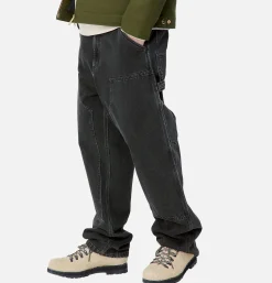 CARHARTT WIP Double Knee Pant Black Washed< Pantalons