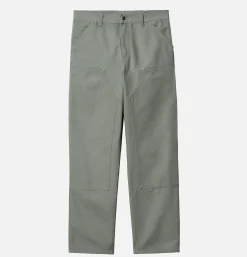 CARHARTT WIP Double Knee Pant Smoke Green< Work Pants