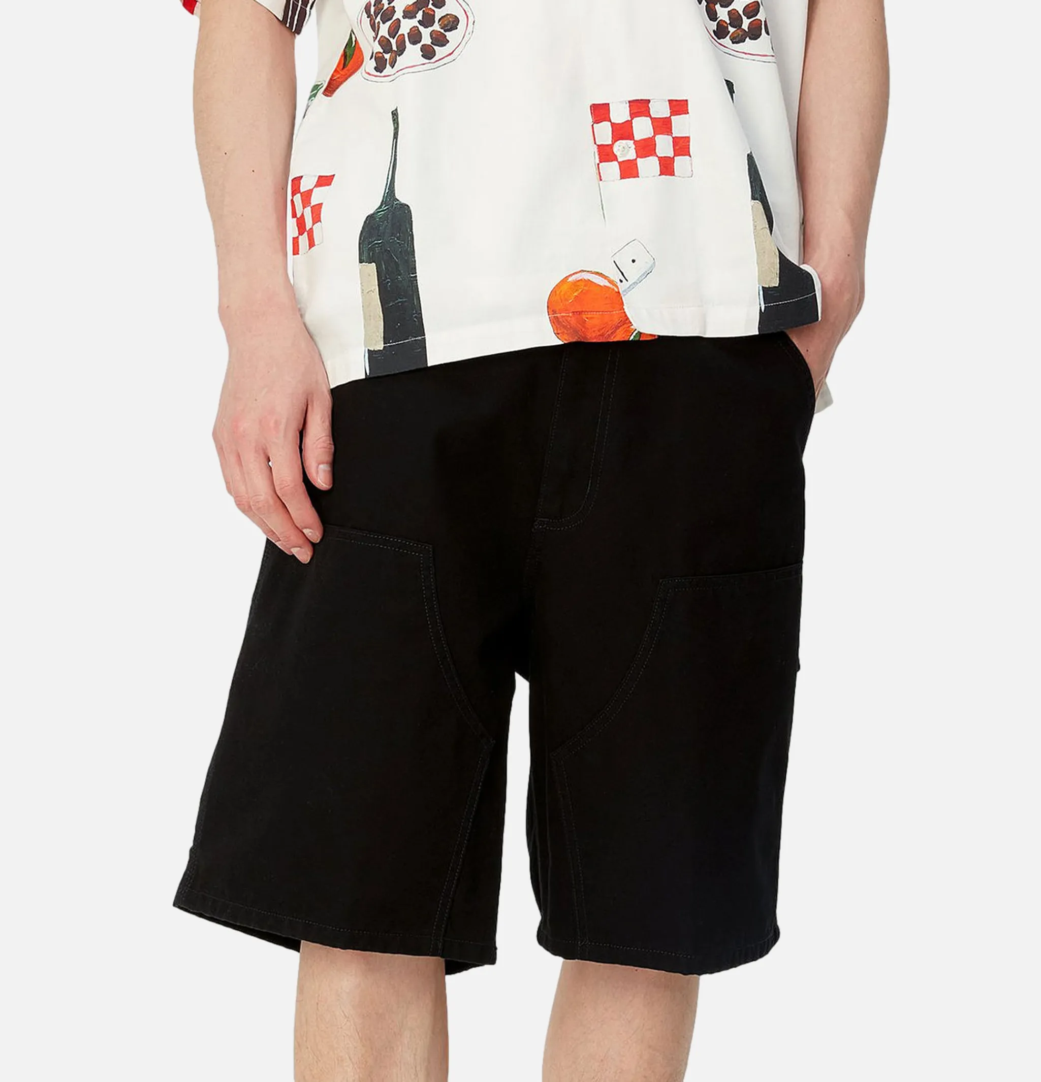 CARHARTT WIP Double Knee Short Noir< Shorts