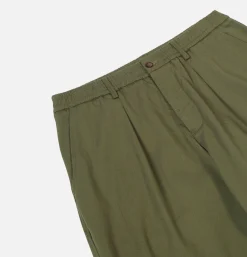 UNIVERSAL WORKS Double Pleat Pant Light Olive< Chinos