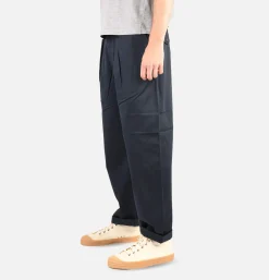 UNIVERSAL WORKS Double Pleat Pant Navy< Chinos