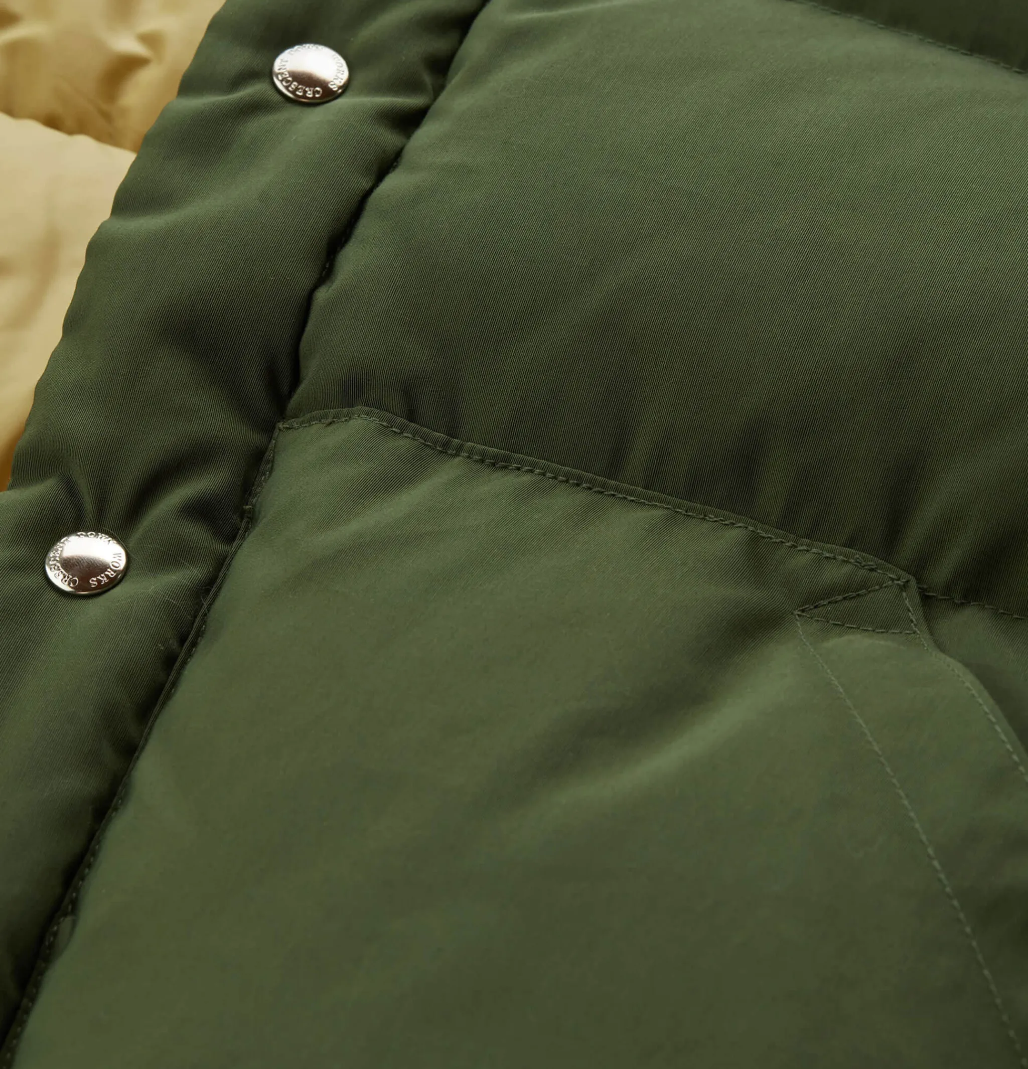 CRESCENT DOWN WORKS Down Sweater Jacket Olive< Blousons & Manteaux