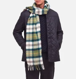 BARBOUR Echarpe Cashmere Tartan Ancien< Gants • Bonnets • Echarpes