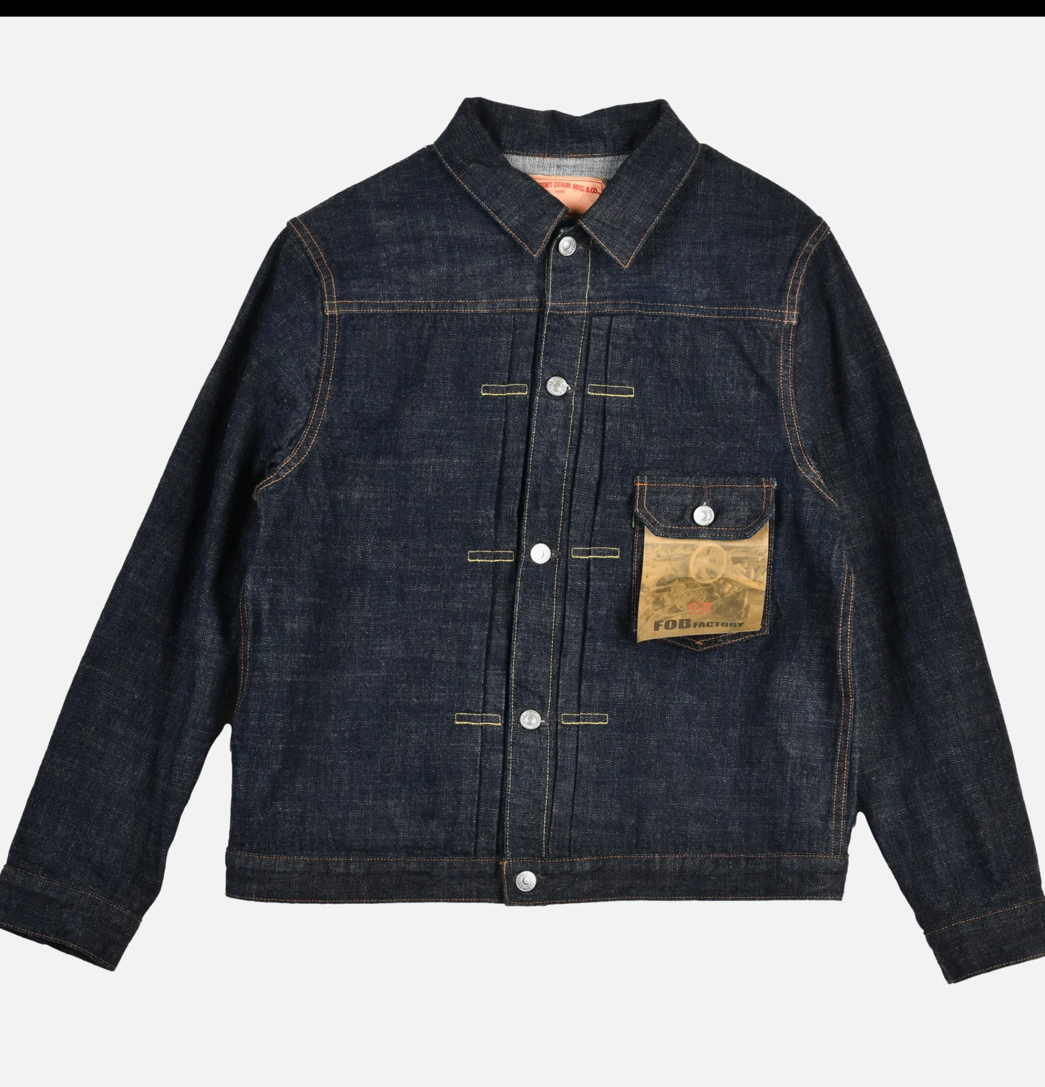 FOB FACTORY F2400 G-3 Denim 1st Jacket< Vestes
