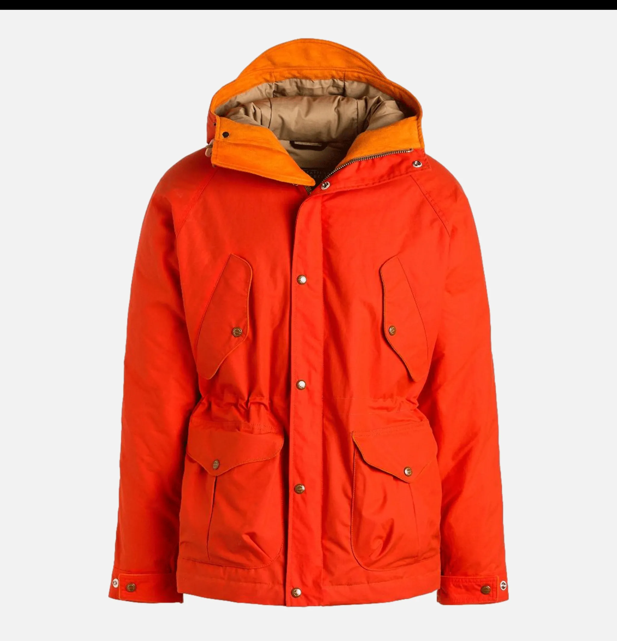 MANIFATTURA CECCARELLI Fisherman Down Parka Orange< Blousons & Manteaux