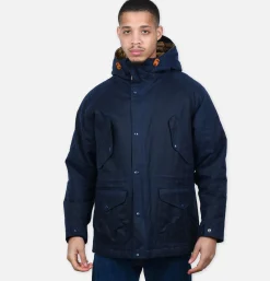 MANIFATTURA CECCARELLI Fisherman Parka Navy< Blousons & Manteaux
