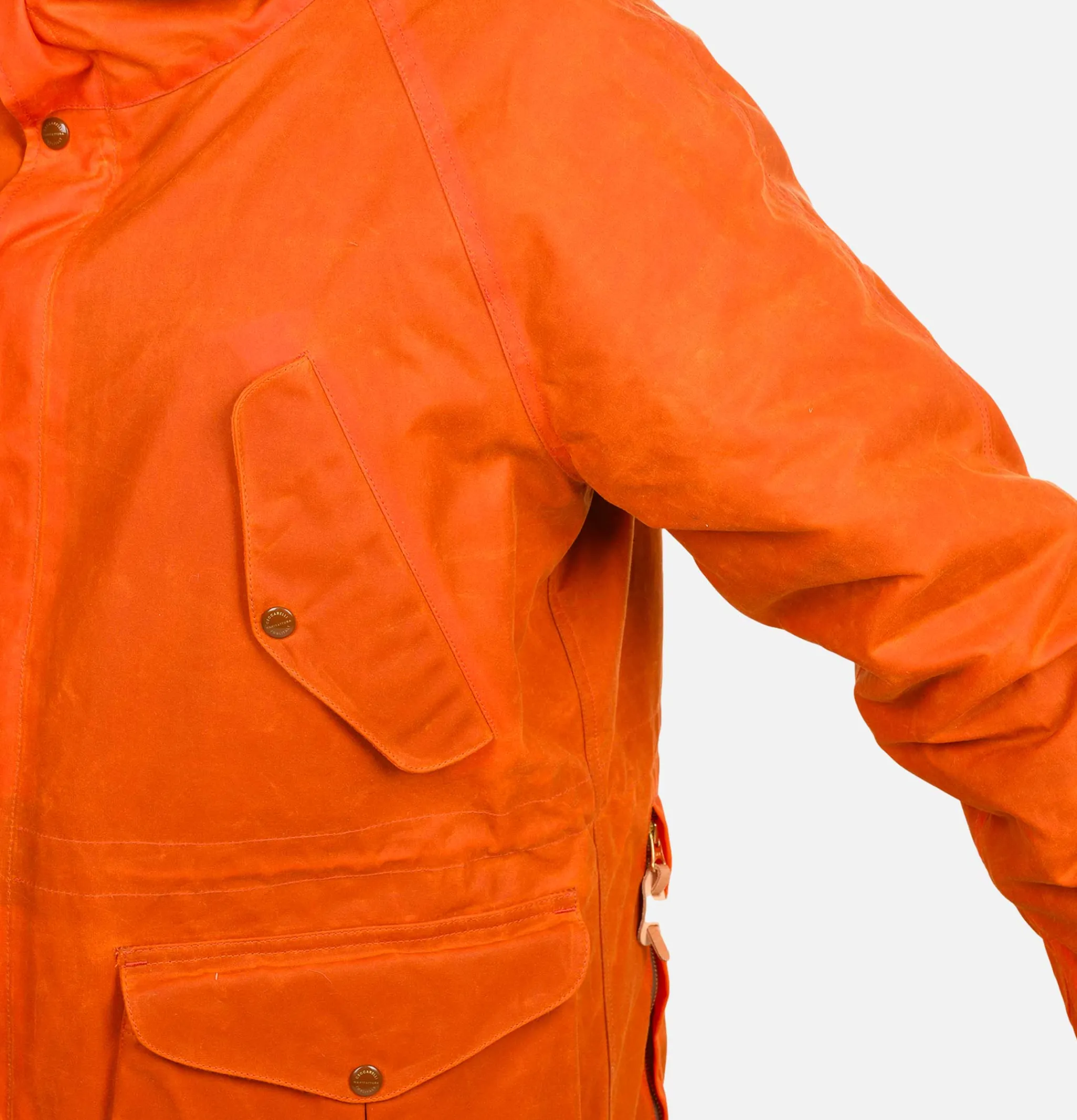 MANIFATTURA CECCARELLI Fisherman Parka Orange< Blousons & Manteaux