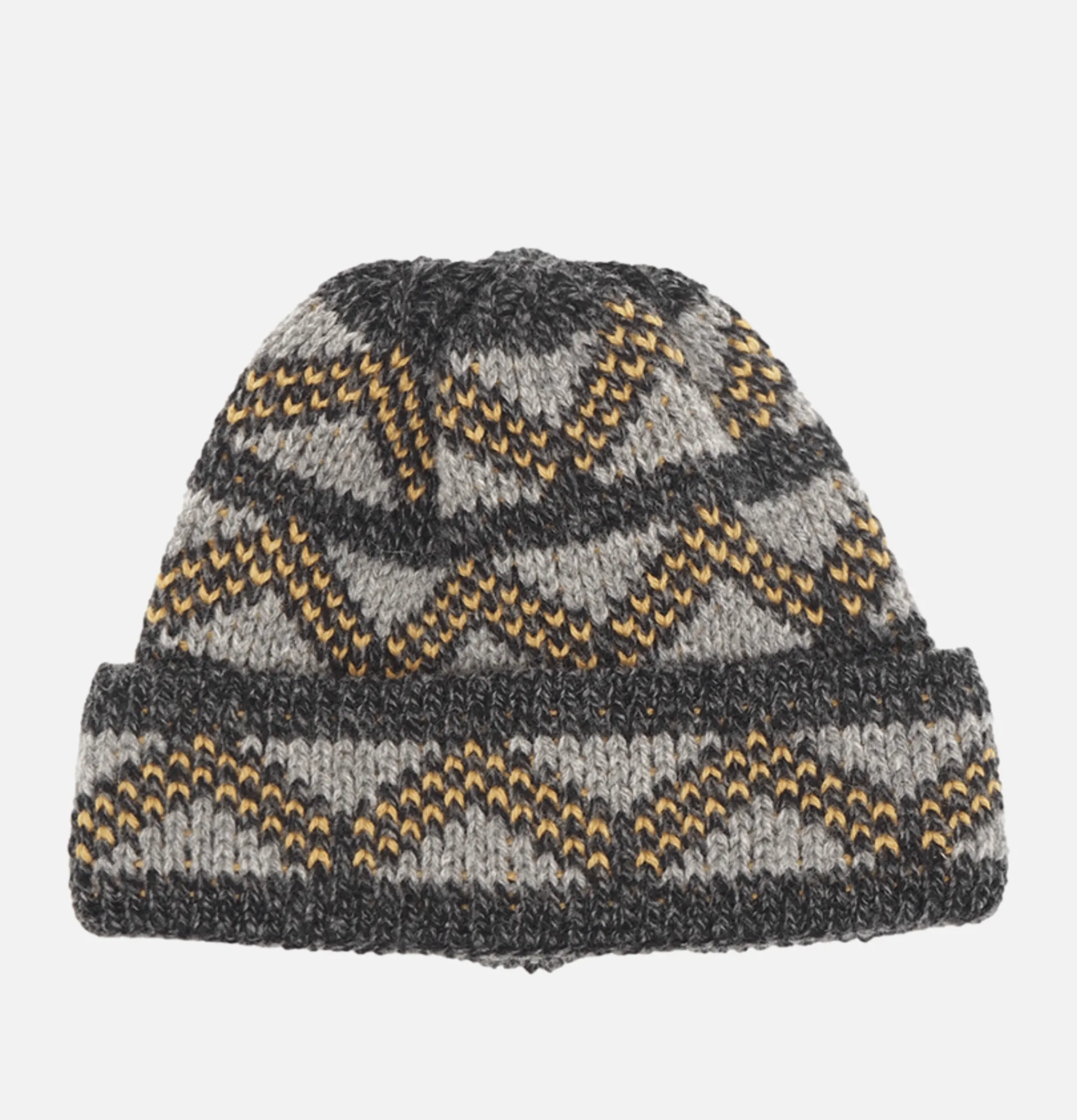 FOUND FEATHER Geo Beanie Black< Gants • Bonnets • Echarpes