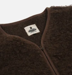 COLDBREAKER Gilet Nordeen Dark Brown< Sweats & Polaires