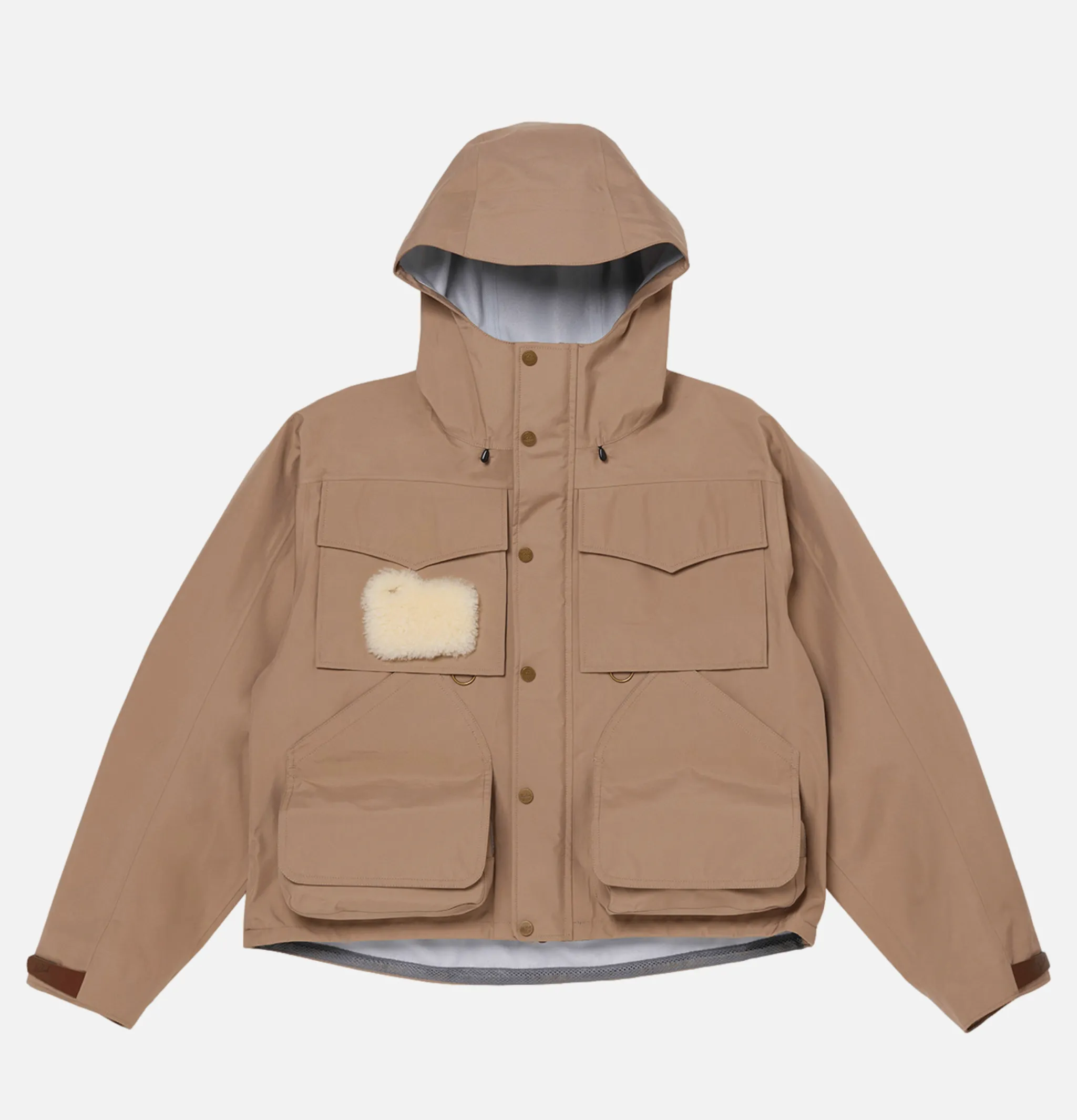 WOOLRICH Goretex Fishing Jacket Beige< Blousons & Manteaux