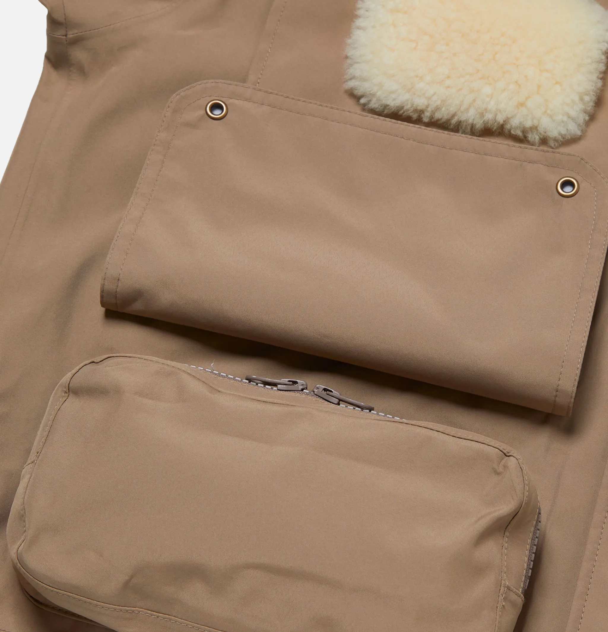 WOOLRICH Goretex Fishing Jacket Beige< Blousons & Manteaux