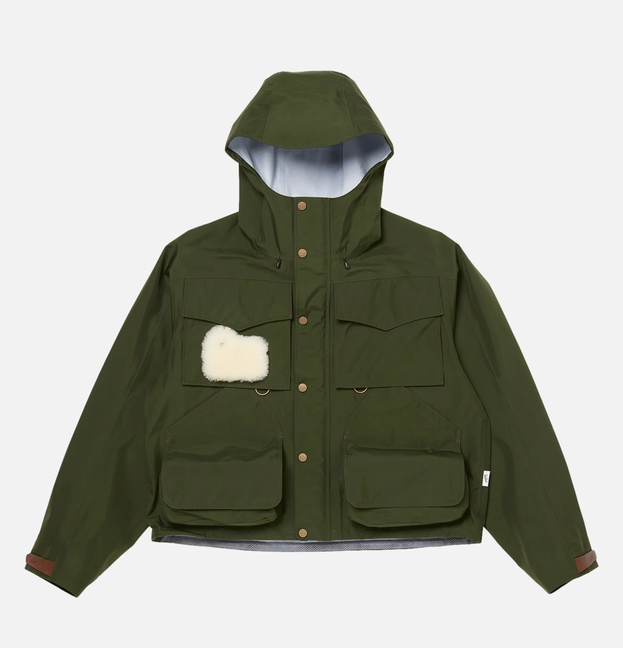 WOOLRICH Goretex Fishing Jacket Green< Blousons & Manteaux