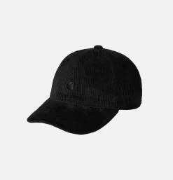 CARHARTT WIP Harlem Cord Cap Black< Chapeaux & Casquettes