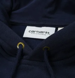 CARHARTT WIP Hooded Chase Sweat Dark Navy< Sweats & Polaires