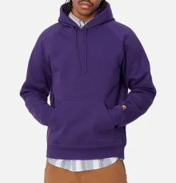 CARHARTT WIP Hooded Chase Sweat Tyrian< Sweats & Polaires