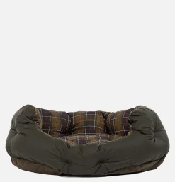 BARBOUR 35in Luxury Dog Bed Tartan< Maison