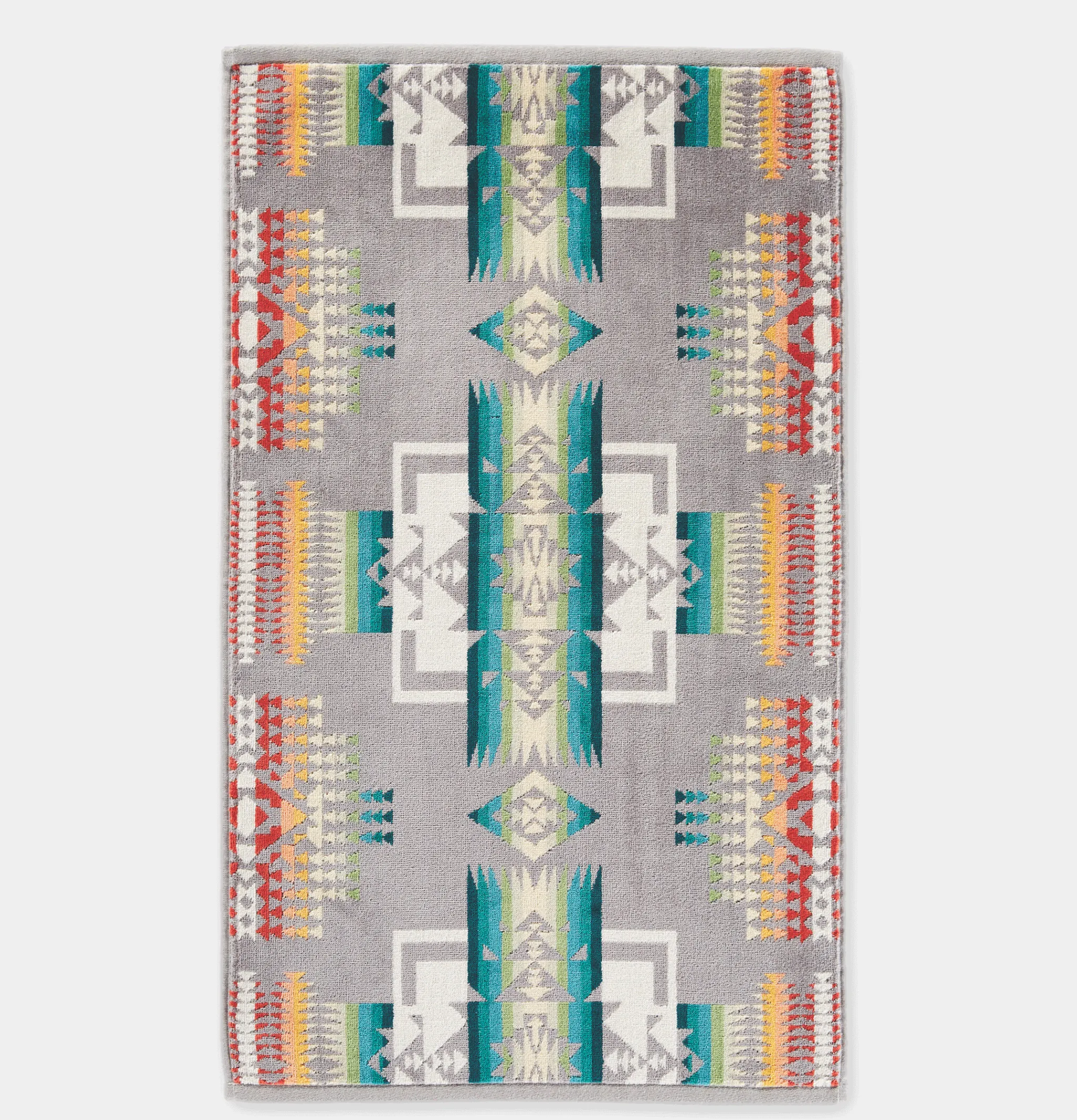 PENDLETON Jacquard Hand Towels Grey< Maison