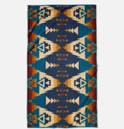 PENDLETON Jacquard Spa Towel Siskiyou Brown< Maison