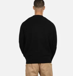 WILLIAM LOCKIE Lambswool Cardigan Black< Pulls & Cardigans
