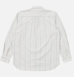 UNIVERSAL WORKS Lazy Day Shirt Sidney Stripe E< Chemises