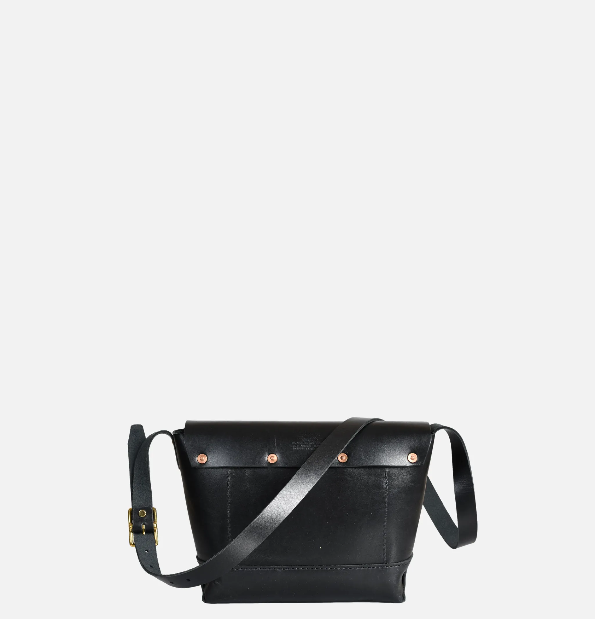 HERITAGE LEATHER COMPANY Leather Mini Shoulder Bag Noir< Sacs Bandoulière